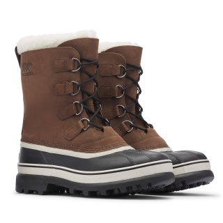 Sorel Winterstiefel Caribou (Nubukleder, wasserdicht) dunkelbraun Herren